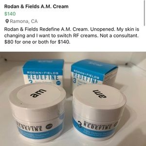 Rodan & Fields AM Cream